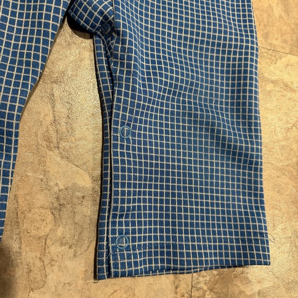 Vintage Carter's Overalls 18M Blue Check Car Appliqué 70's Made in USA 23–26 lbs - Picture 5 of 13